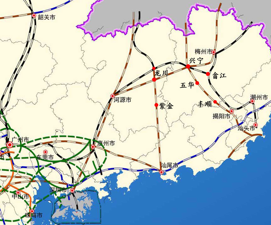 梅广湛高铁最新规划图，重塑区域交通格局的宏伟蓝图