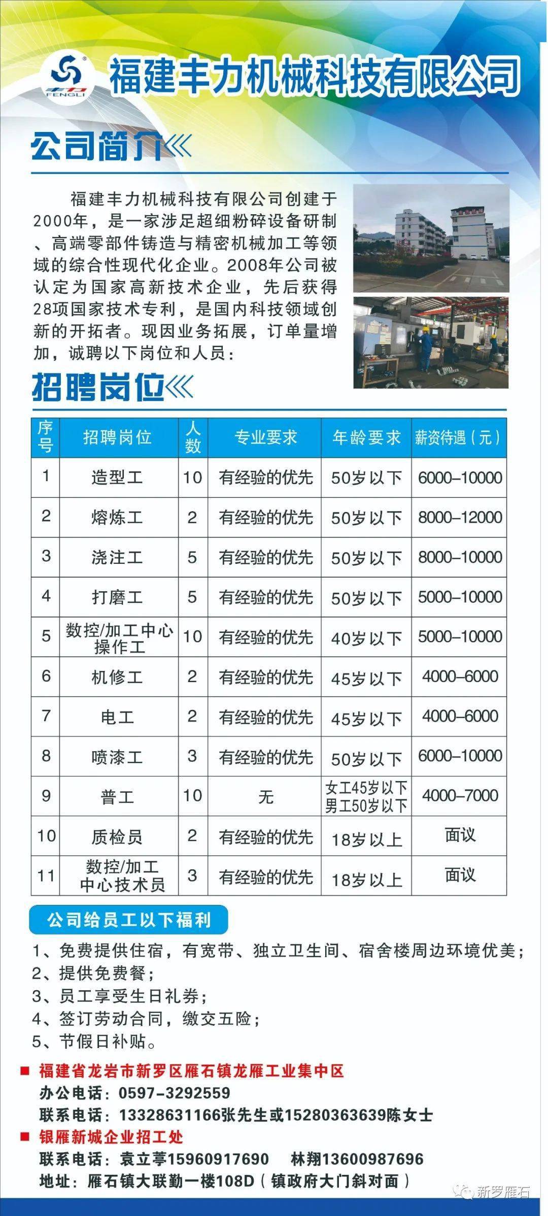 龙岩招聘网最新招聘信息汇总